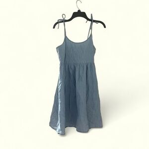 SO Denim Spring Camisole Tied Dress